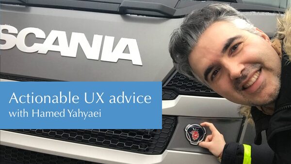 Actionable UX Advice with Hamed Yahyaei